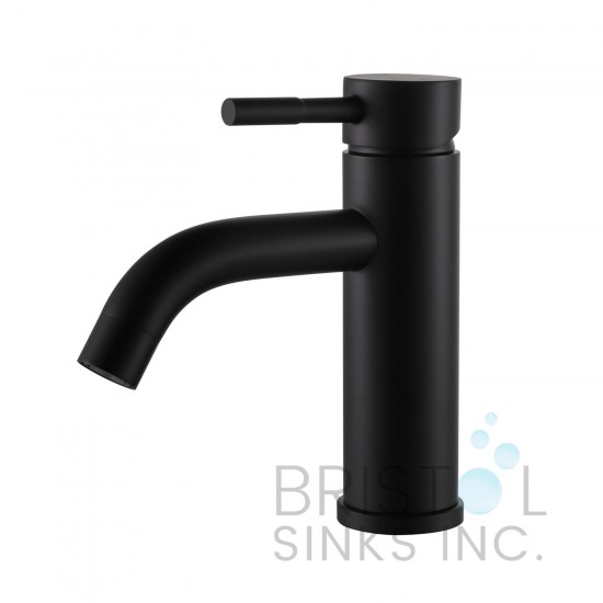Toledo Single Hole Vanity Faucet - Matte Black Finish