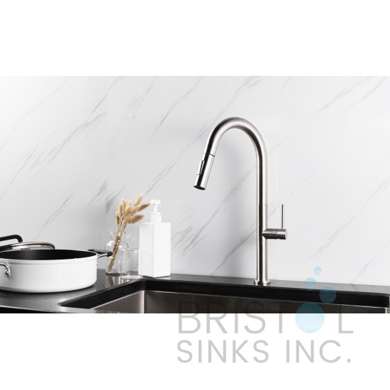 Vergara Kitchen Pull-down Faucet- Brushed Nickel