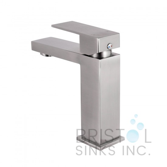Victoria Single Hole Vanity Faucet - Brushed Nickel