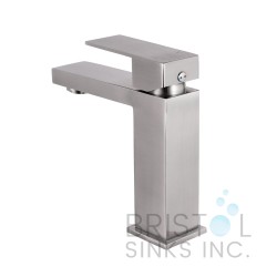 Victoria Single Hole Vanity Faucet - Brushed Nickel
