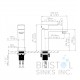 Victoria Single Hole Vanity Faucet - Matte Black Finish