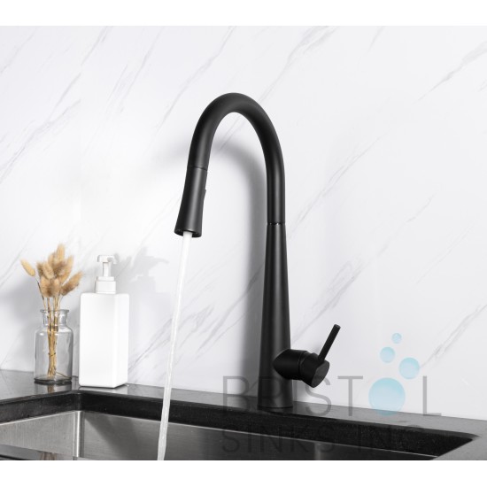 Floresta Kitchen Faucet Pulldown - Matte Black