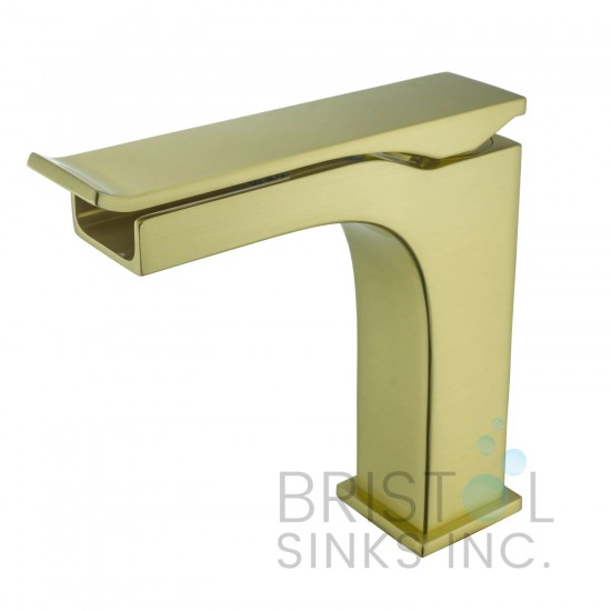 Lucia Single Hole Vanity Faucet - Gold