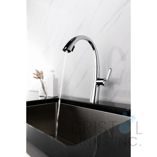 Morelia Kitchen High-Arc Faucet - Chrome