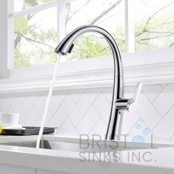 Morelia Kitchen High-Arc Faucet - Chrome