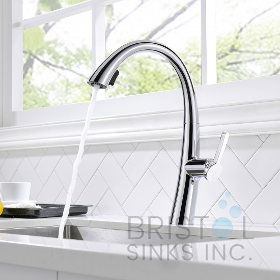 Morelia Kitchen High-Arc Faucet - Chrome