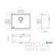 B1852 Single Bowl Workstation Sink