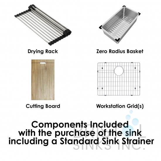 B1852 Single Bowl Workstation Sink