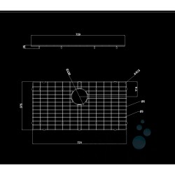 Workstation WS-BG1851 - Stainless Steel Grid - by Bristol Sinks