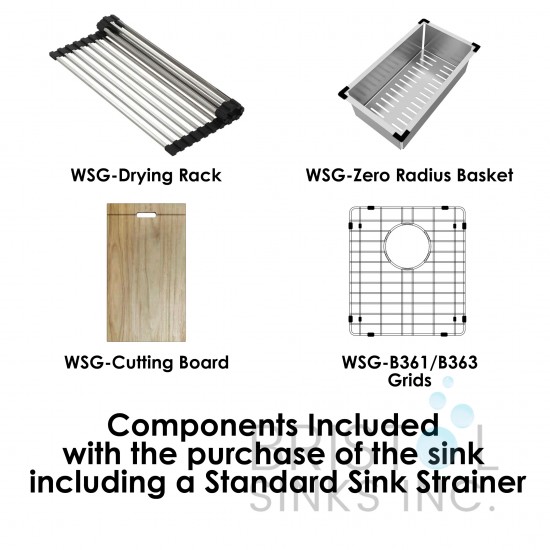 Virtuo Granite Workstation | Double Bowl Sink | B361 - B363