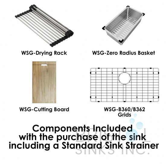 Virtuo Granite Workstation | Single Bowl Sink | B360 - B362