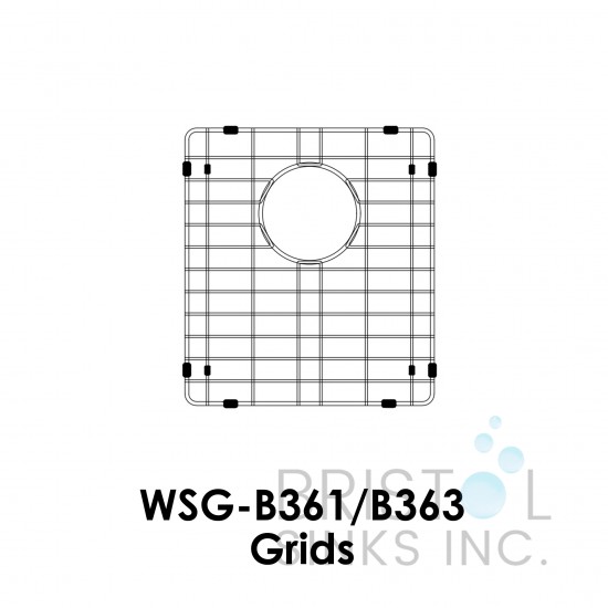 Virtuo Granite Workstation WSG-B361/B363 - Stainless Steel Grid - by Bristol Sinks Virtuo Granite Workstation WSG-B361/B363 - Stainless Steel Grid - by Bristol Sinks