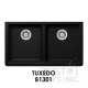 The Adour Granite Double Undermount Equal Bowl Kitchen Sink