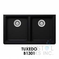 The Adour Granite Double Undermount Equal Bowl Kitchen Sink