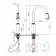 Bari Kitchen Faucet Pulldown Matte Black