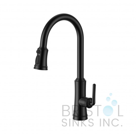 Bari Kitchen Faucet Pulldown Matte Black