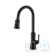 Bari Kitchen Faucet Pulldown Matte Black
