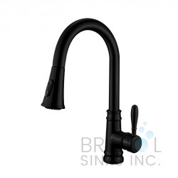 Capri Kitchen Faucet Pulldown Matte Black