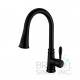 Capri Kitchen Faucet Pulldown Matte Black