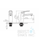 Girona Single Hole Vanity Faucet - Matte Black Finish