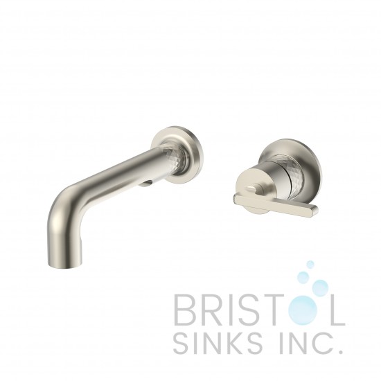 Segovia Wall-Mount Bathroom Faucet – Brushed Nickel