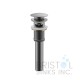 New Pop-Up Bathroom Sink Drain - With Overflow – Gun Metal 