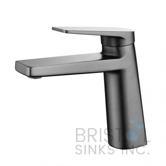 Girona Single Hole Vanity Faucet - Gunmetal