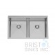 B1861 Workstation Double Bowl Low Divide Undermount Sink