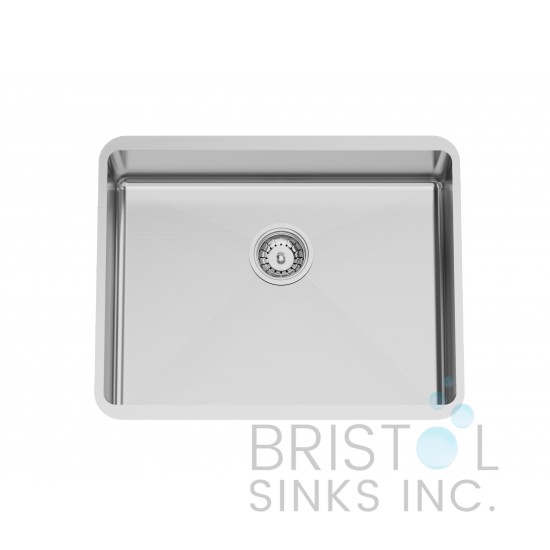 B1813ADA Under-mount Stainless Steel Kitchen Sink 20 mm Corners - ADA compliant