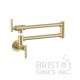 Mercada Kitchen Pot Filler Wall Mounted Faucet- Gold Finish