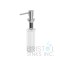 Soap Dispenser - Round Design - Brushed Nickel