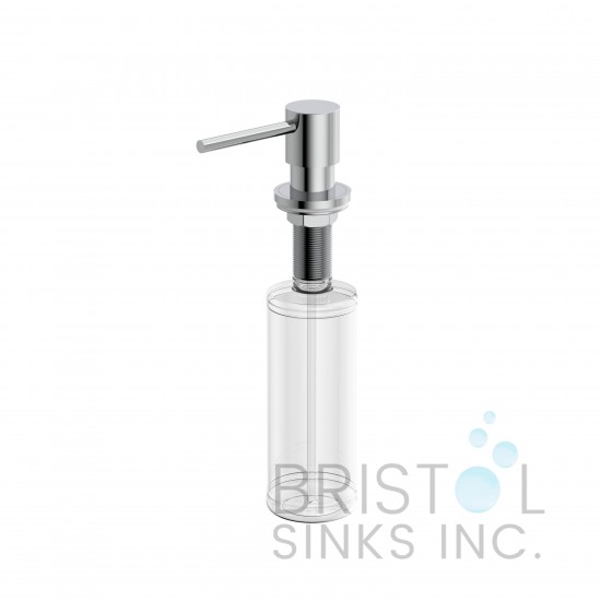 Soap Dispenser - Round Design - Chrome