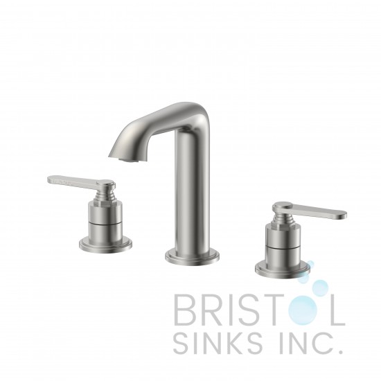 Fontana Contemporary Widespread Faucet - Brushed Nickel