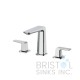 Veneto Contemporary 3-Piece Faucet - Chrome