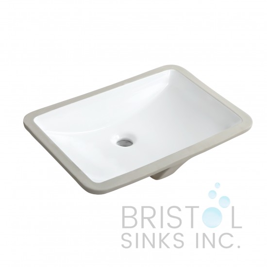 B606 ADA Compliant Rectangular Undermount Bathroom Sink