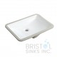 B606 ADA Compliant Rectangular Undermount Bathroom Sink