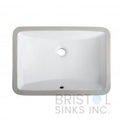 B606 ADA Compliant Rectangular Undermount Bathroom Sink