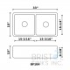 BF104 Fireclay Apron Farmhouse Kitchen Sink - CALL TO ORDER