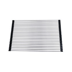 Stainless Steel Over the Sink Multipurpose Roll-Up Drying Rack Stainless Steel Over the Sink Multipurpose Roll-Up Drying Rack