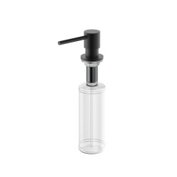 Soap Dispenser - Round Design - Matte Black