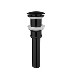 New Pop-Up Bathroom Sink Drain - No Overflow - Matte Black New Pop-Up Bathroom Sink Drain - No Overflow - Matte Black