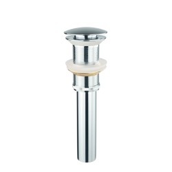 New Pop-Up Bathroom Sink Drain - No Overflow - Chrome New Pop-Up Bathroom Sink Drain - No Overflow - Chrome