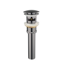 New Pop-Up Bathroom Sink Drain - With Overflow - Brushed Nickel  New Pop-Up Bathroom Sink Drain - With Overflow - Brushed Nickel