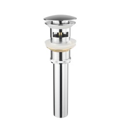 New Pop-Up Bathroom Sink Drain - With Overflow - Chrome  New Pop-Up Bathroom Sink Drain - With Overflow - Chrome