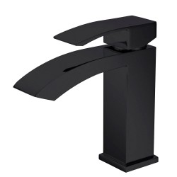 Carmen Single Hole Vanity Faucet - Matte Black Finish