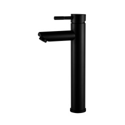 Florencia Single Hole Vessel Faucet - Matte Black