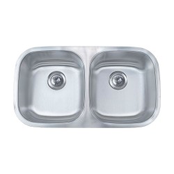 B411 Undermount Stainless Steel Double Bowl Kitchen Sink B411 Undermount Stainless Steel Double Bowl Kitchen Sink