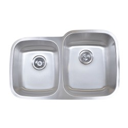 B814-R Undermount Stainless Steel Double Bowl Kitchen Sink
