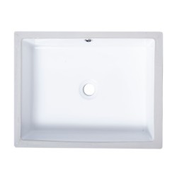 B610 Vitreous China Rectangular Undermount Vanity Sink B610 Vitreous China Rectangular Undermount Vanity Sink